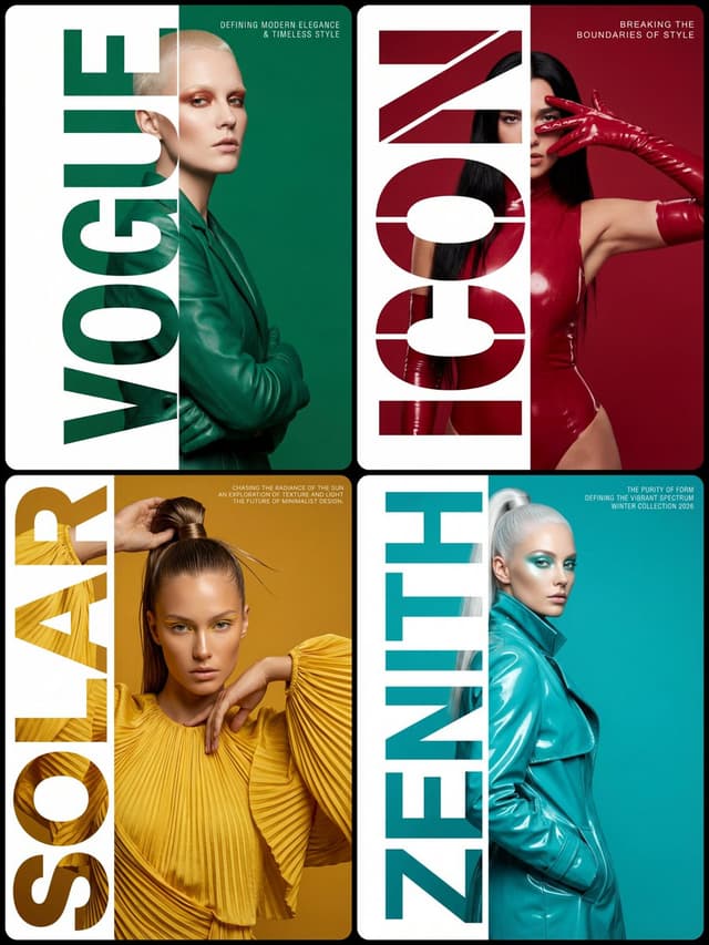 Poster / Flyer - High-Fashion Typography Poster Template — output