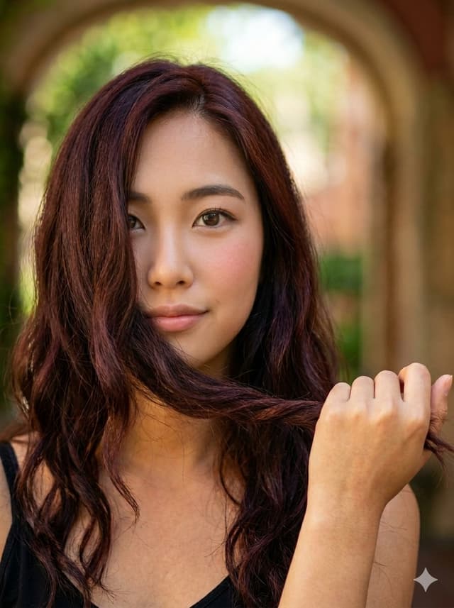 Profile / Avatar - Cute Korean Woman Soft Portrait — output