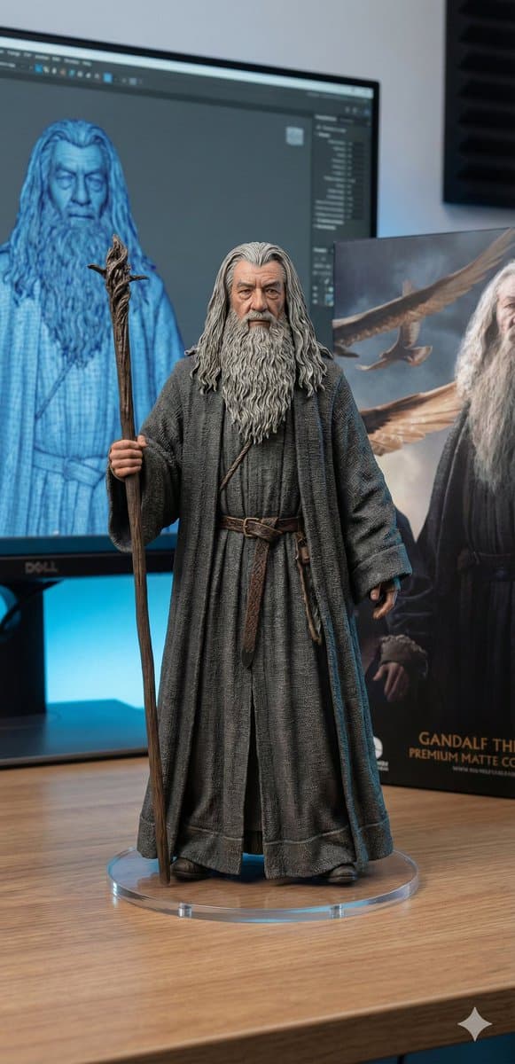 Game Asset - 1/7 Scale Collectible Figure Product Shot — output