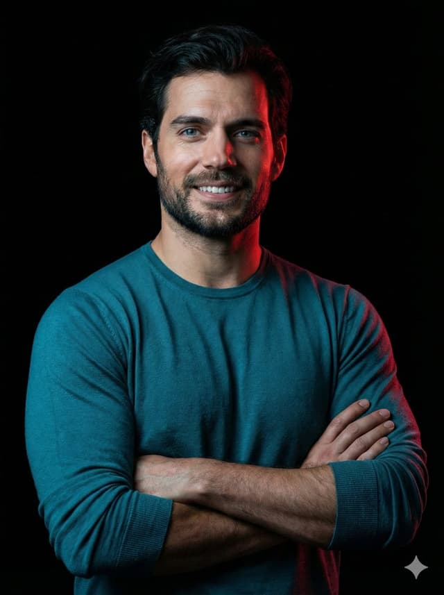 Profile / Avatar - Cinematic studio portrait with exact facial match — output
