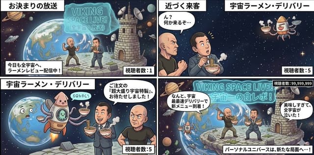 Comic / Storyboard - Four-Panel Manga: Personal Universe — output