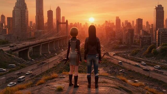 Anime/Live-Action Remake: 'Departure in the Sunset' Full Scene — cover