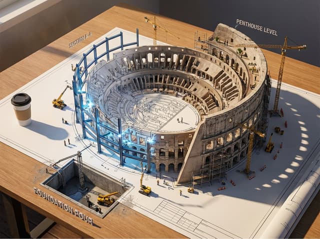 Product Marketing - Blueprint to Living Construction Site — output
