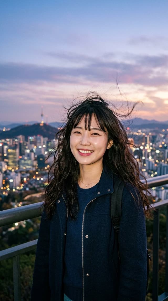 Social Media Post - Hilltop Cinematic Portrait at Dusk