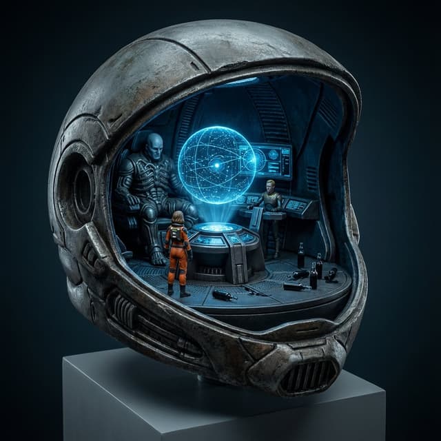 Comic / Storyboard - High-Concept 3D Diorama Generation Prompt — output