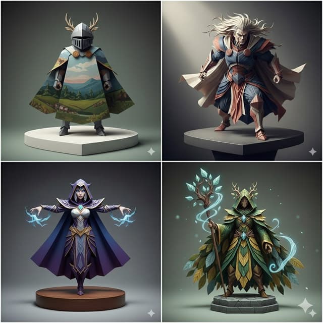 E-commerce Main Image - Ultra-Hyper-Detailed Origami Sculpture Prompt — output