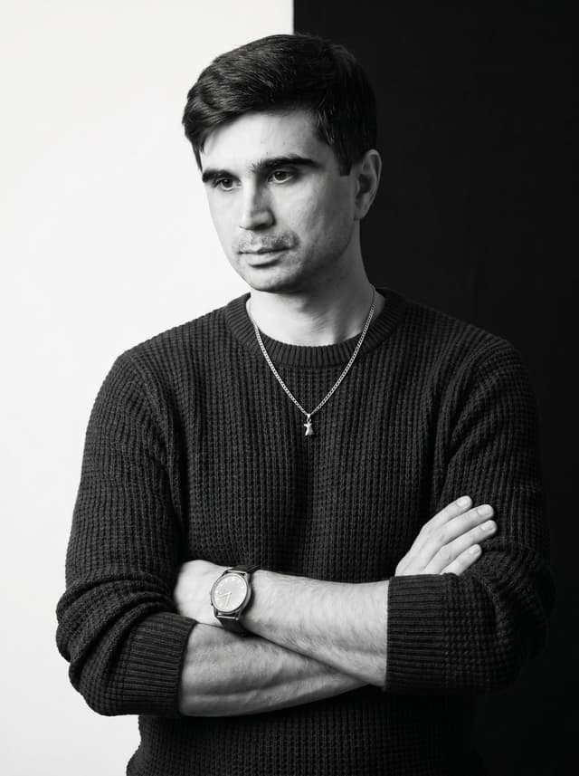 Product Marketing - Monochrome Studio Split Portrait — output