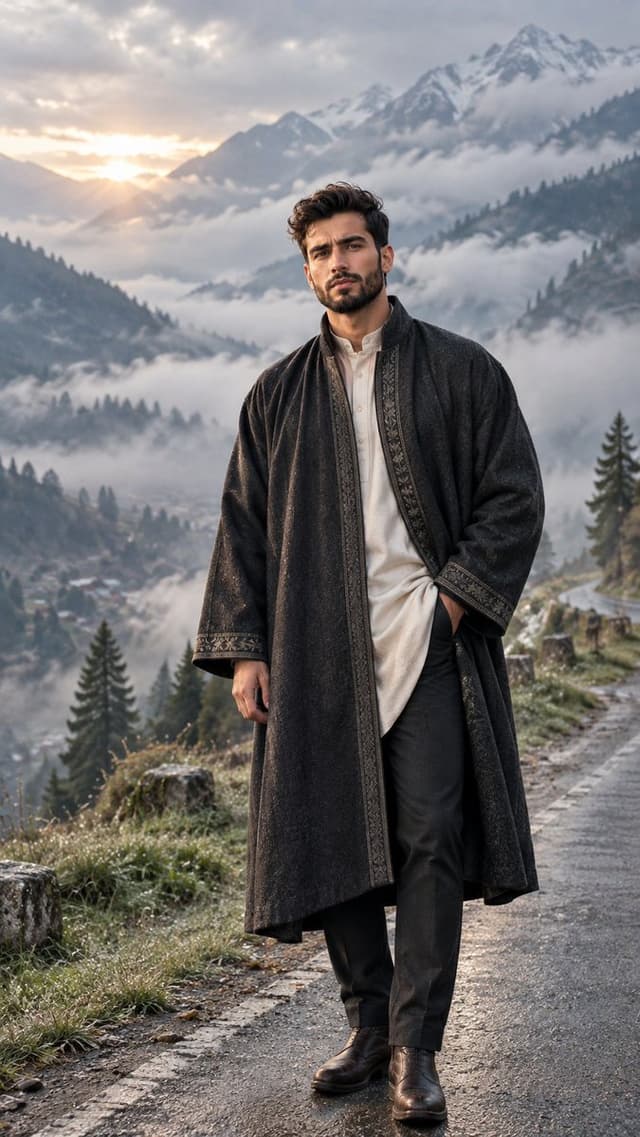 Product Marketing - Cinematic Portrait in Misty Kashmir — output