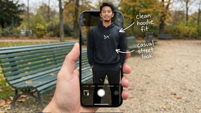 Hyper-Realistic POV Smartphone Pop-out Illusion in a Park — output