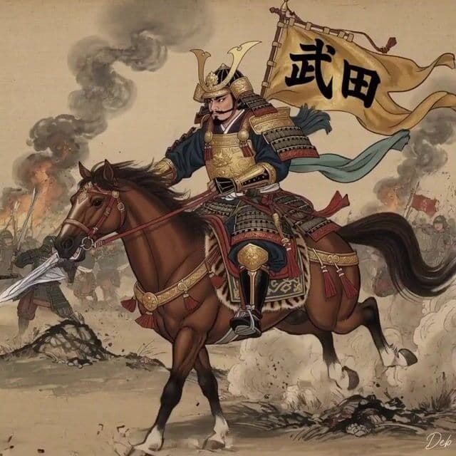 Japanese Sengoku Warlord on Horseback — cover