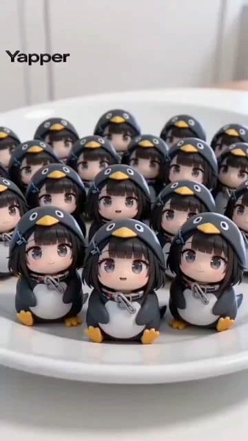 Seedance 2.0 Prompt: Gugugaga Penguin Figurines — cover