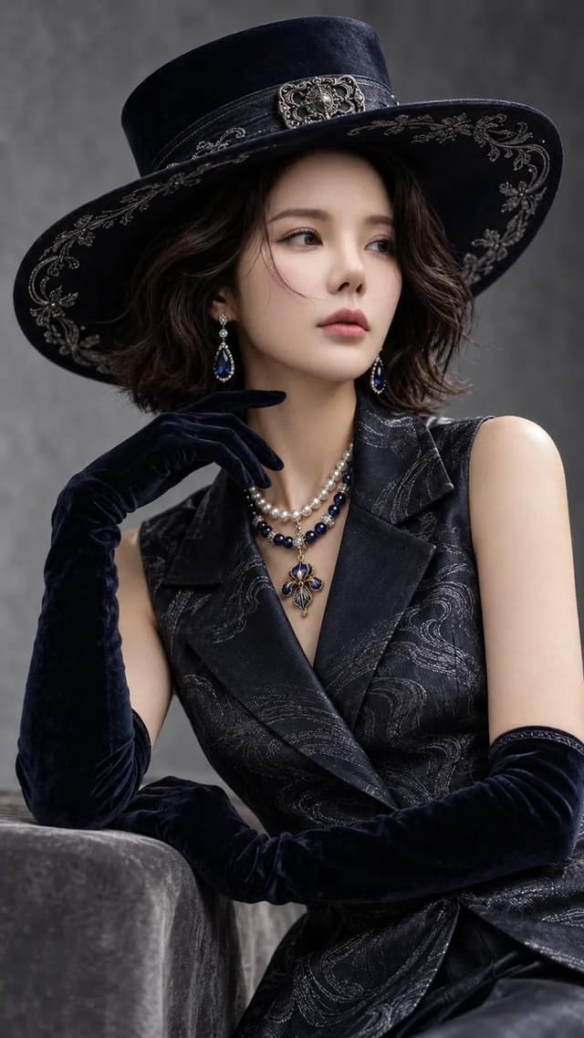 Product Marketing - Luxury East Asian Fashion Portrait — output