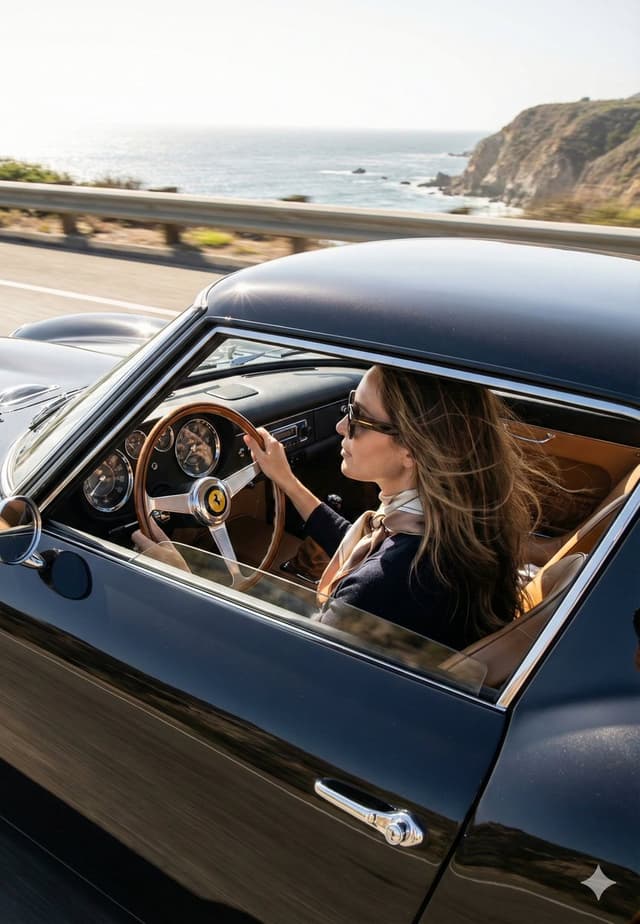 Cinematic Coastal Drive Portrait — output