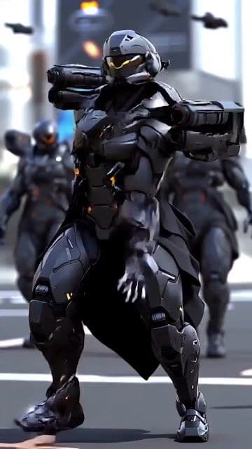 Futuristic Elite Soldier — cover