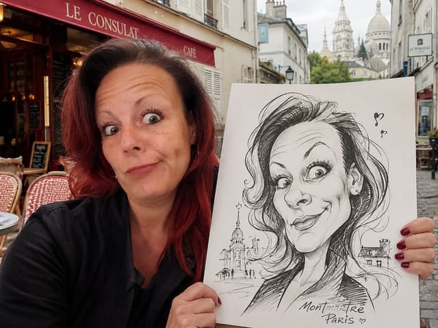 Profile / Avatar - Montmartre caricature portrait — output