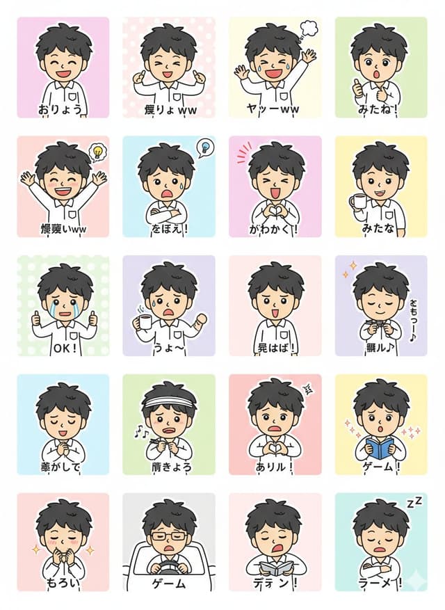 Profile / Avatar - LINE Sticker Generation Prompt — output