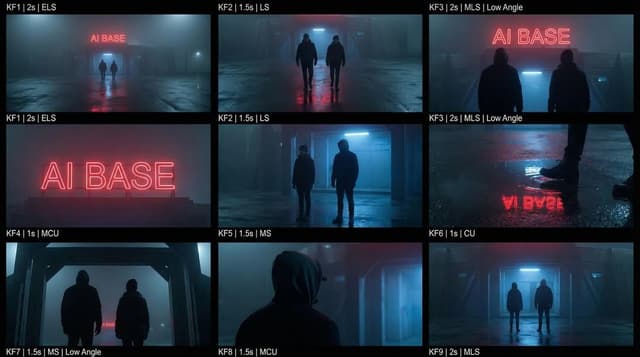 Cinematic Sci-Fi Storyboard Prompt for Nano Banana Pro — output
