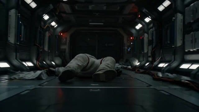 Astronaut Zero-Gravity Escape Scene — cover