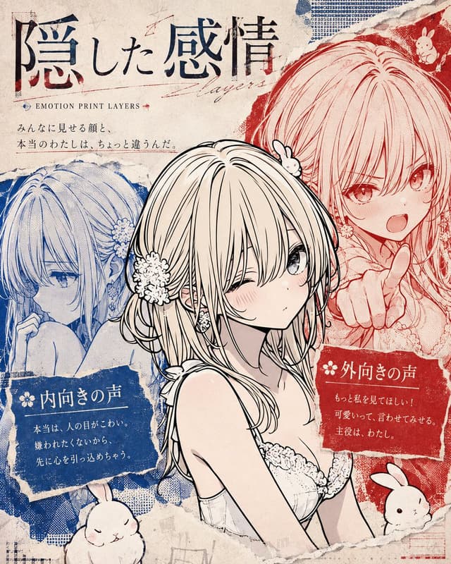 Social Media Post - Hidden Emotion Layers Anime Poster — output