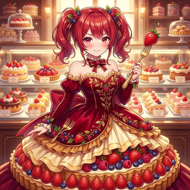YouTube Thumbnail - Image Conversion to Berry Tart Dress Style — output