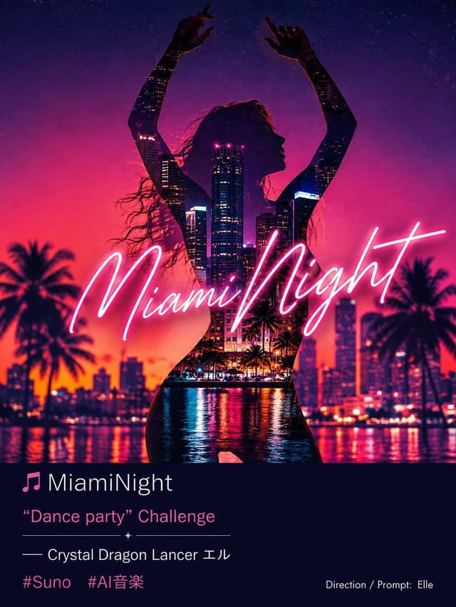 YouTube Thumbnail - Miami Night Dance Cover — output
