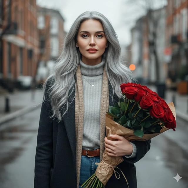 Cinematic European Street Portrait Prompt — output