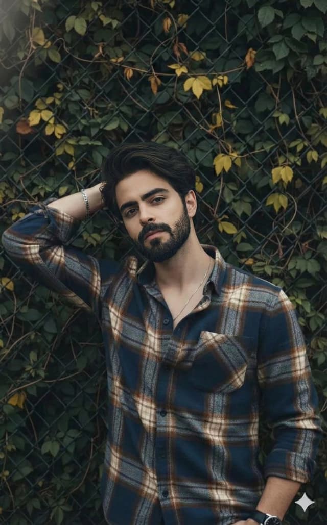 Streetwear Fashion Portrait in Autumn Tones — output