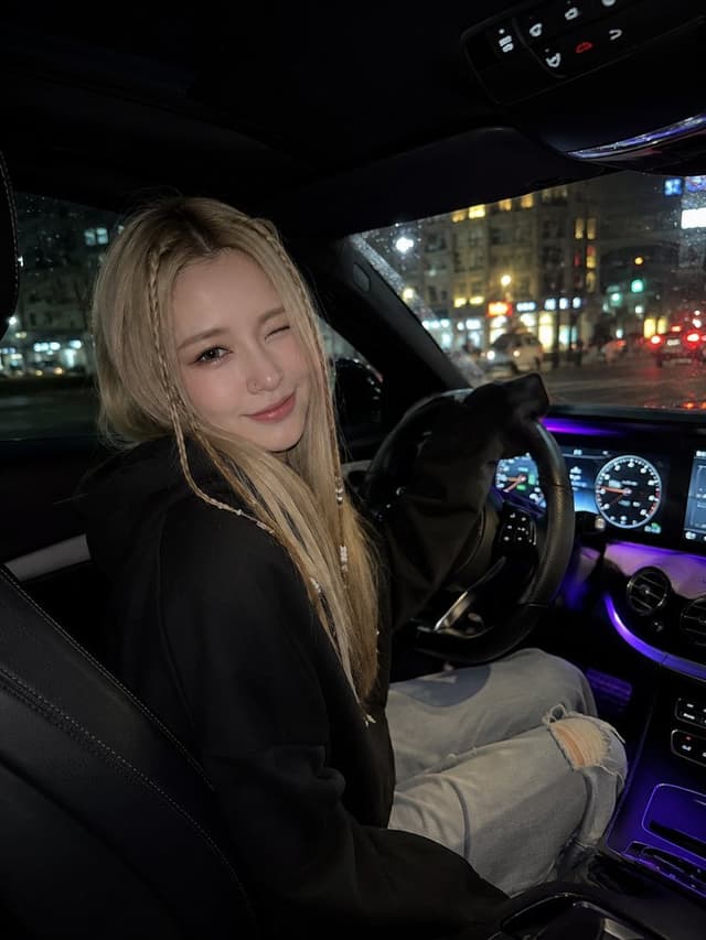 Profile / Avatar - Night Time Car Selfie — output