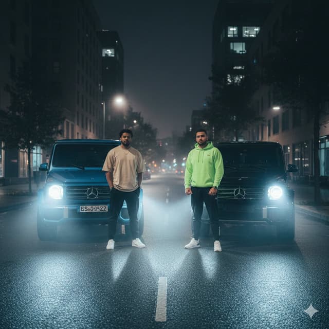 Cinematic Urban Night Street Portrait Prompt — output