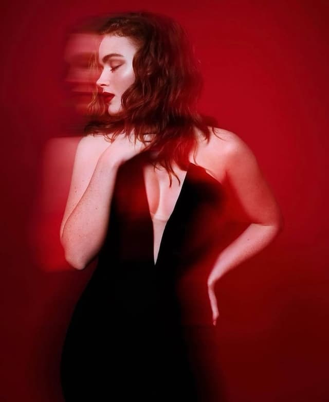 Social Media Post - High-Fashion Cinematic Portrait with Shutter Drag Effect — output