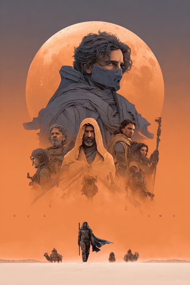 Product Marketing - Dune Poster in Moebius Style (Multi-Model Test) — output