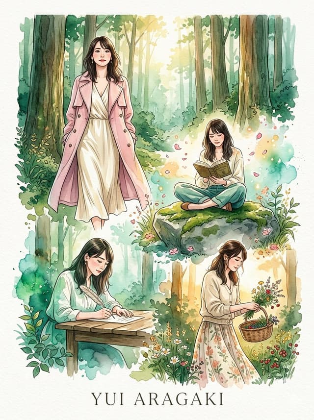 Profile / Avatar - Whimsical Japanese Watercolor Portrait — output
