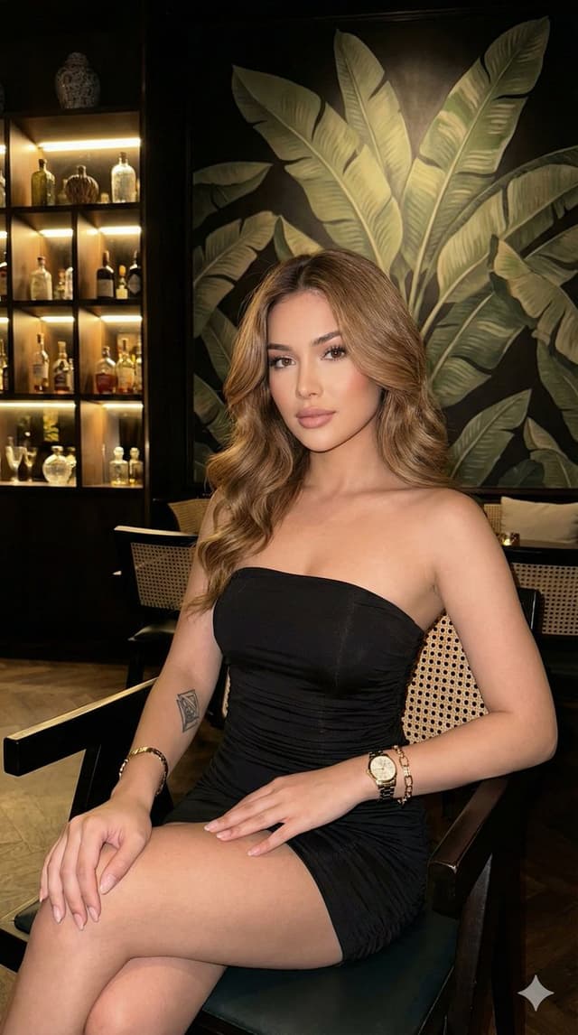 Ultra-realistic portrait in a luxury lounge — output