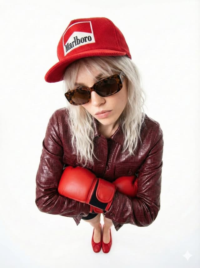 Product Marketing - 90s Fashion Editorial: Boxing Pose — output