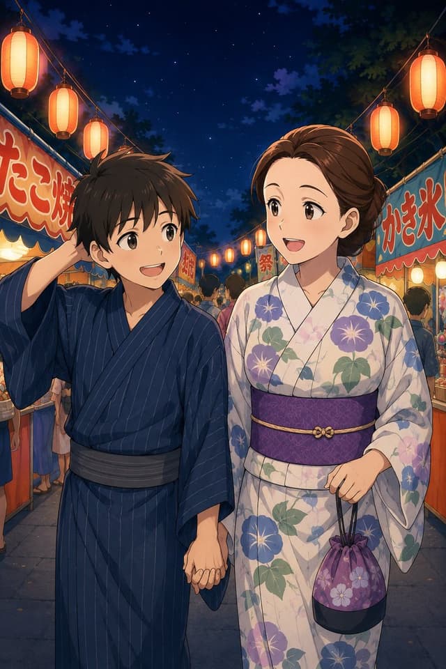 Comic / Storyboard - Anime Summer Festival Couple — output