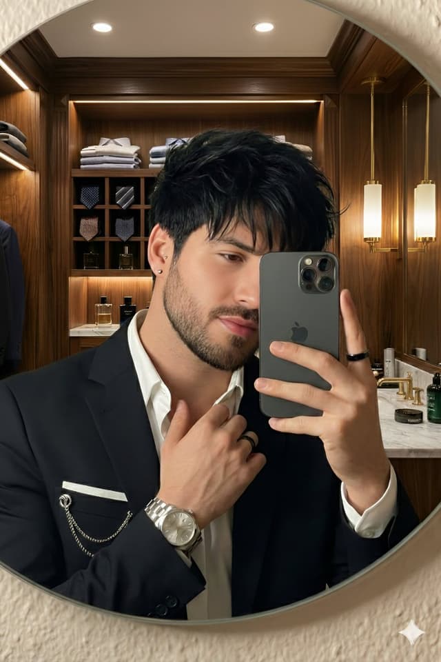 Profile / Avatar - Luxury Mirror Selfie in a Walk-in Closet — output