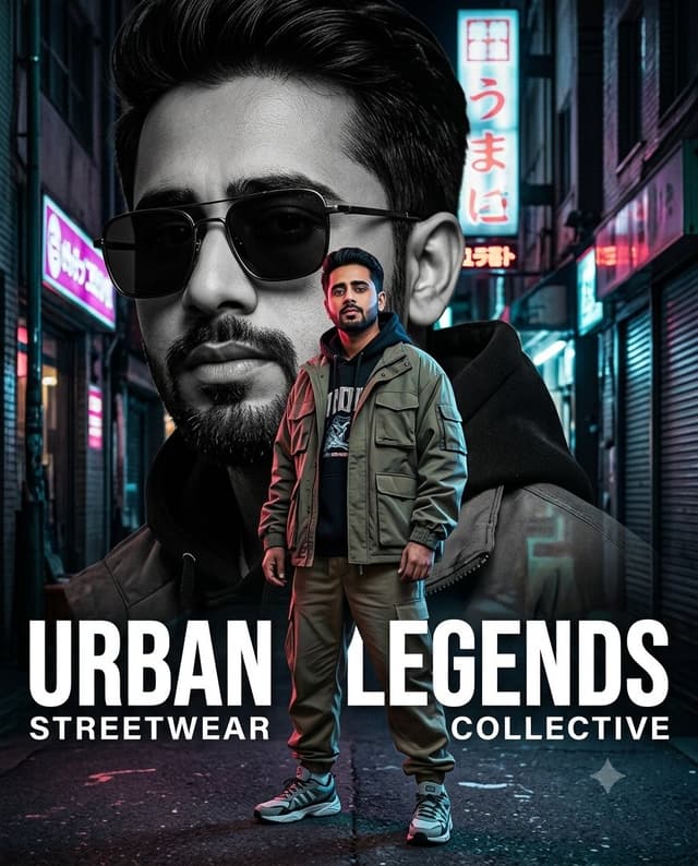 Social Media Post - Cinematic Streetwear Fashion Poster — output