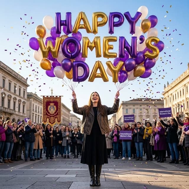 Cinematic Scene for Happy Women's Day — output