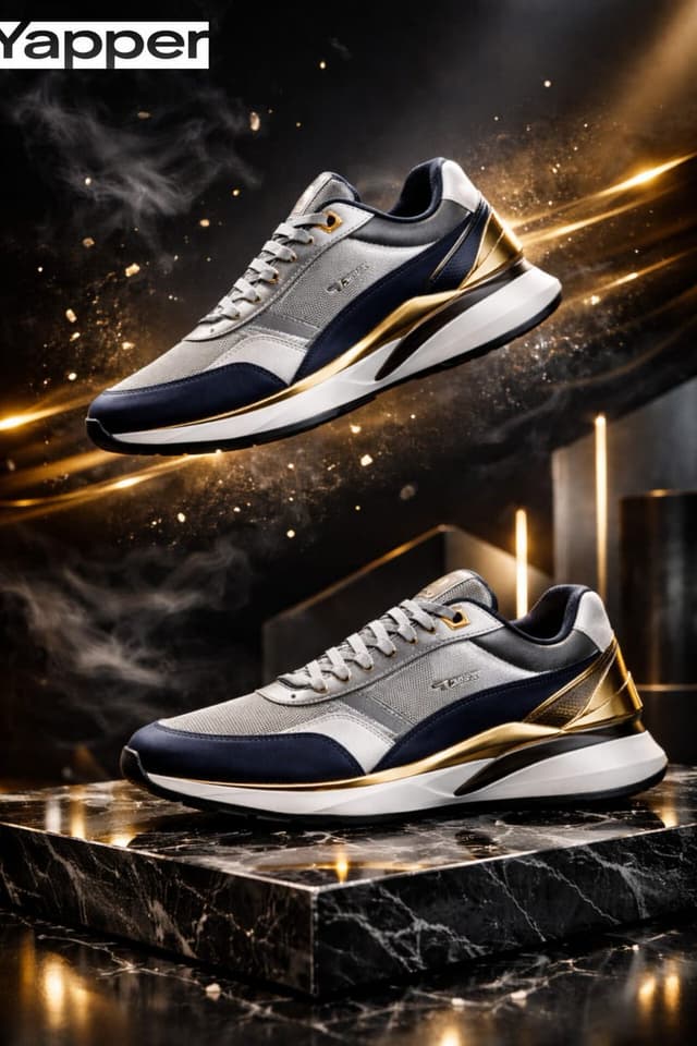 E-commerce Main Image - Luxury Sneaker Advertisement Photography — output