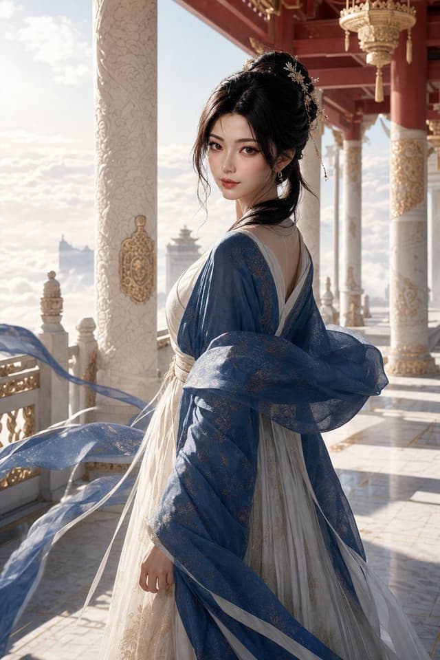 Comic / Storyboard - Celestial Palace Banquet Hanfu Portrait — output