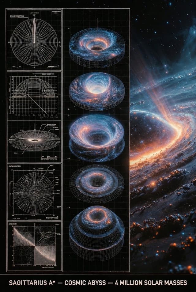 Infographic / Edu Visual - Supermassive Black Hole Museum Presentation Board — output
