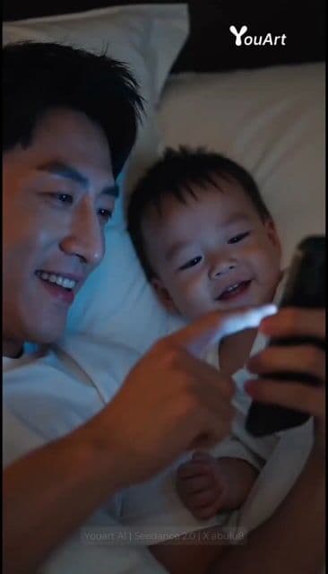 Father and Baby Bedroom Scene Prompt for Seedance 2.0 — cover