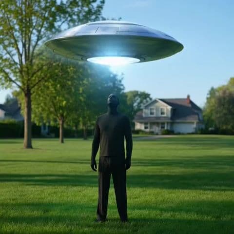 Invisible Mirror Warp Field and UFO — cover