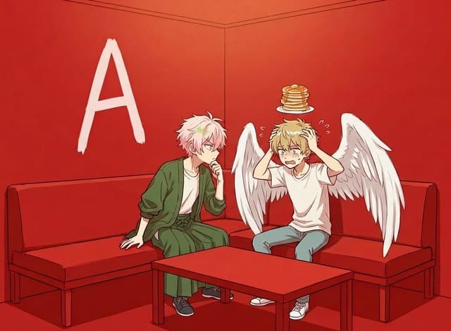 Game Asset - Character in a Red Room Scene Prompt — output