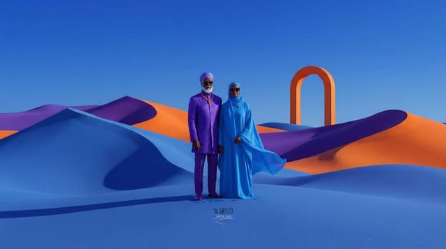 Afrofuturist Fine Art Fashion Prompt — output