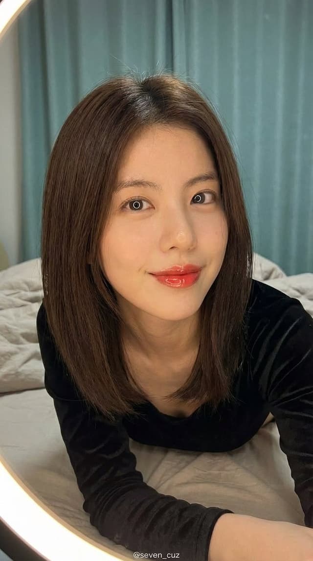 Profile / Avatar - Photorealistic Close-up Portrait (Intimate Gaze, Velvet Top) — output