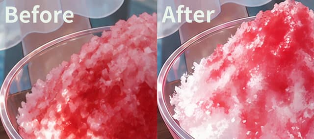 Product Marketing - AI Shaved Ice Texture Correction — output