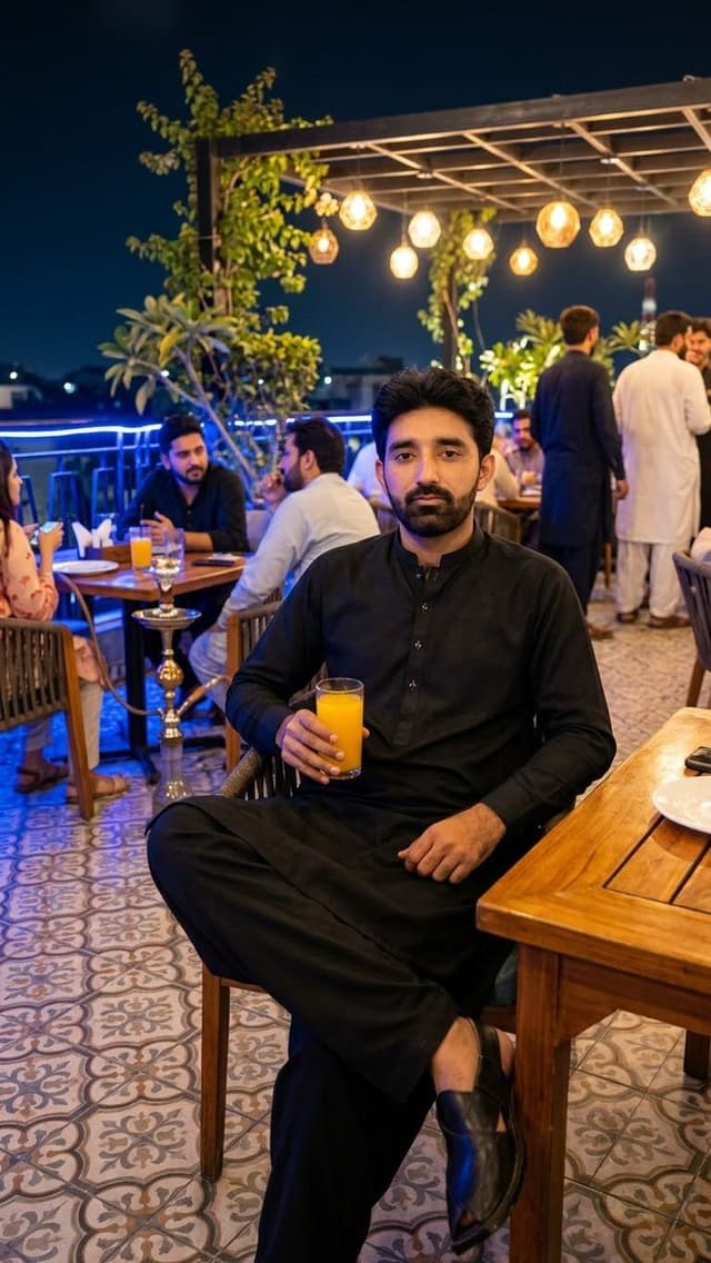 Profile / Avatar - Subject-Preserving Outdoor Night Portrait — output
