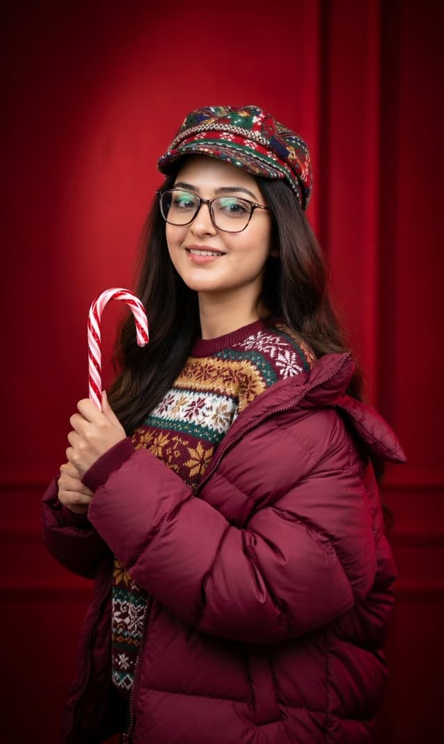 Profile / Avatar - Studio Portrait with Red Gradient Background Prompt for Nano Banana Pro — output