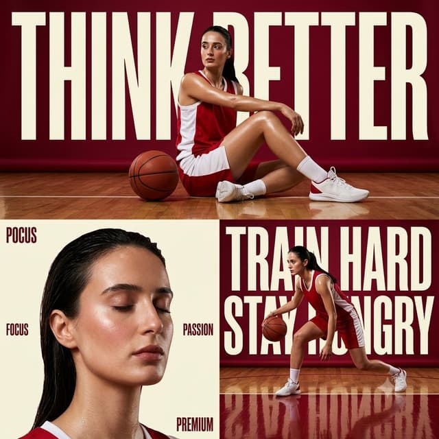 Product Marketing - Premium Sports Editorial Poster — output